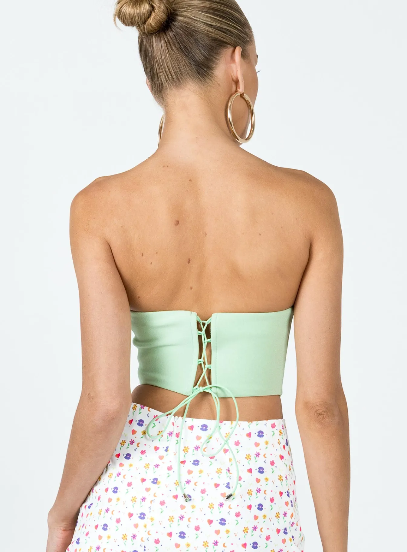 Princess Polly Carlie Top Green Clearance