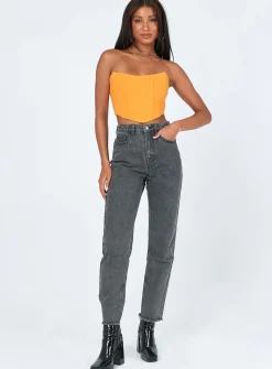 Princess Polly Carlie Top  Orange Store