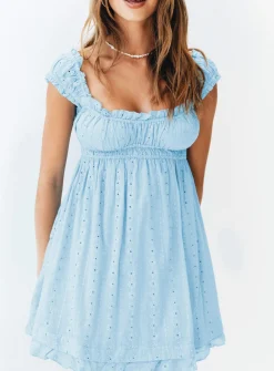 Princess Polly Carlita Mini Dress  Blue Shop