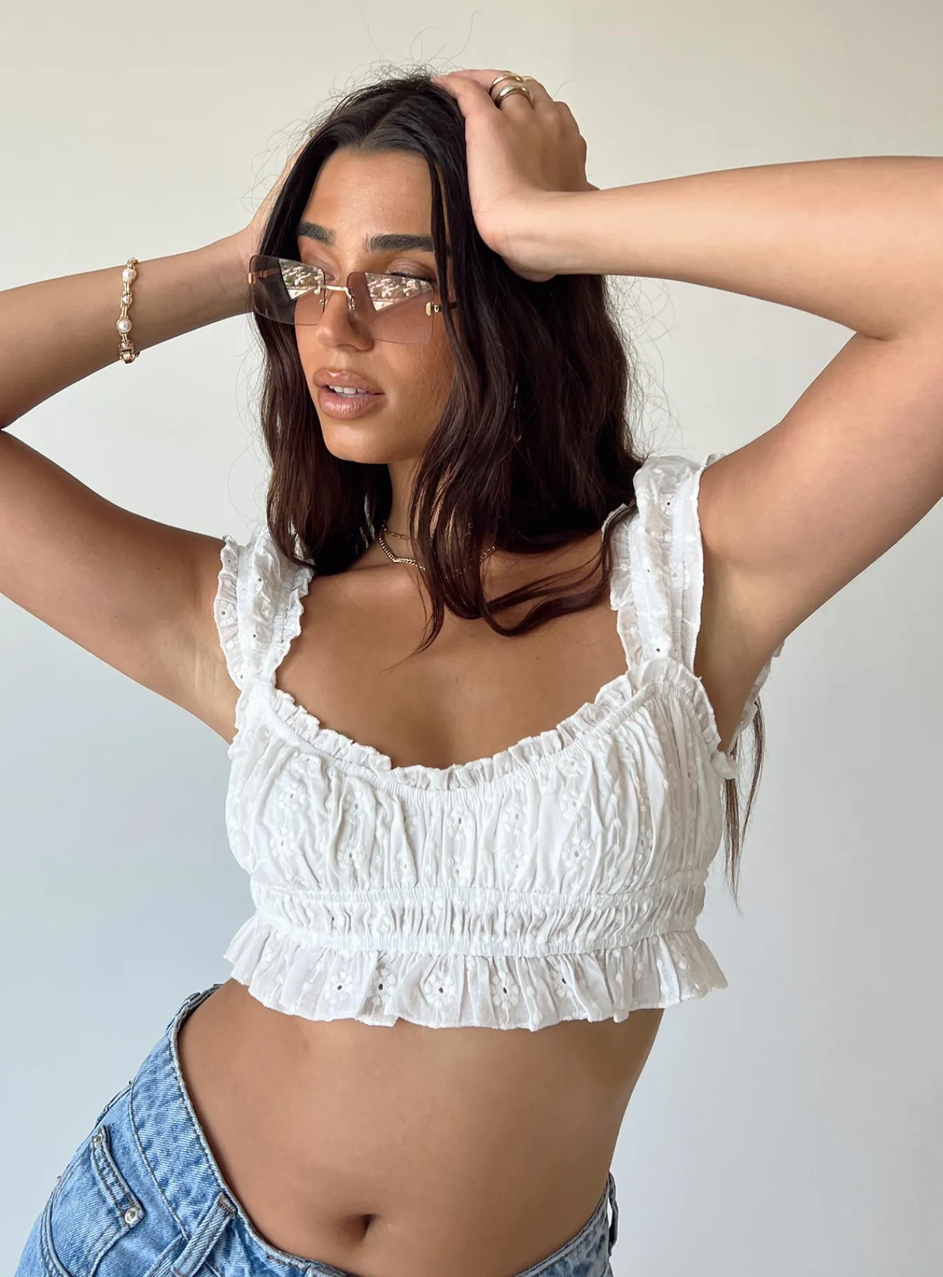 Princess Polly Carlita Top White Online