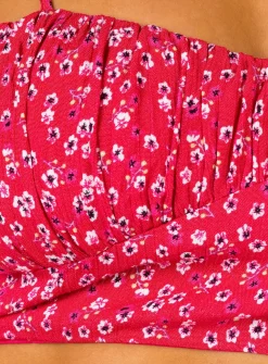 Princess Polly Carly Set  Red Online