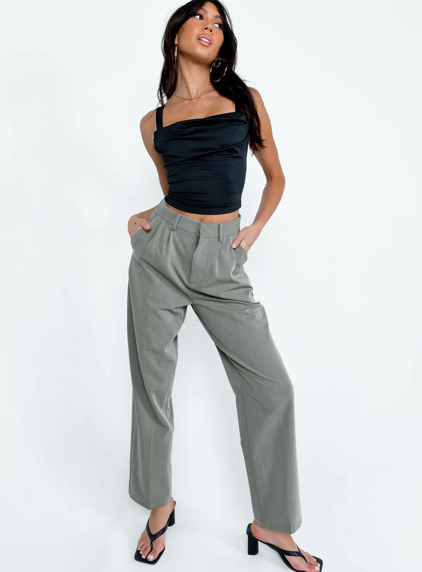 Princess Polly Carminia Top Black Online