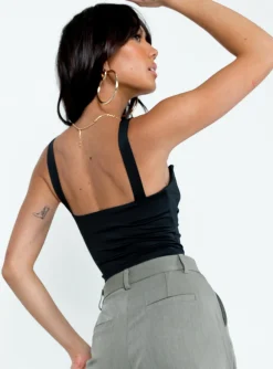 Princess Polly Carminia Top Black Online