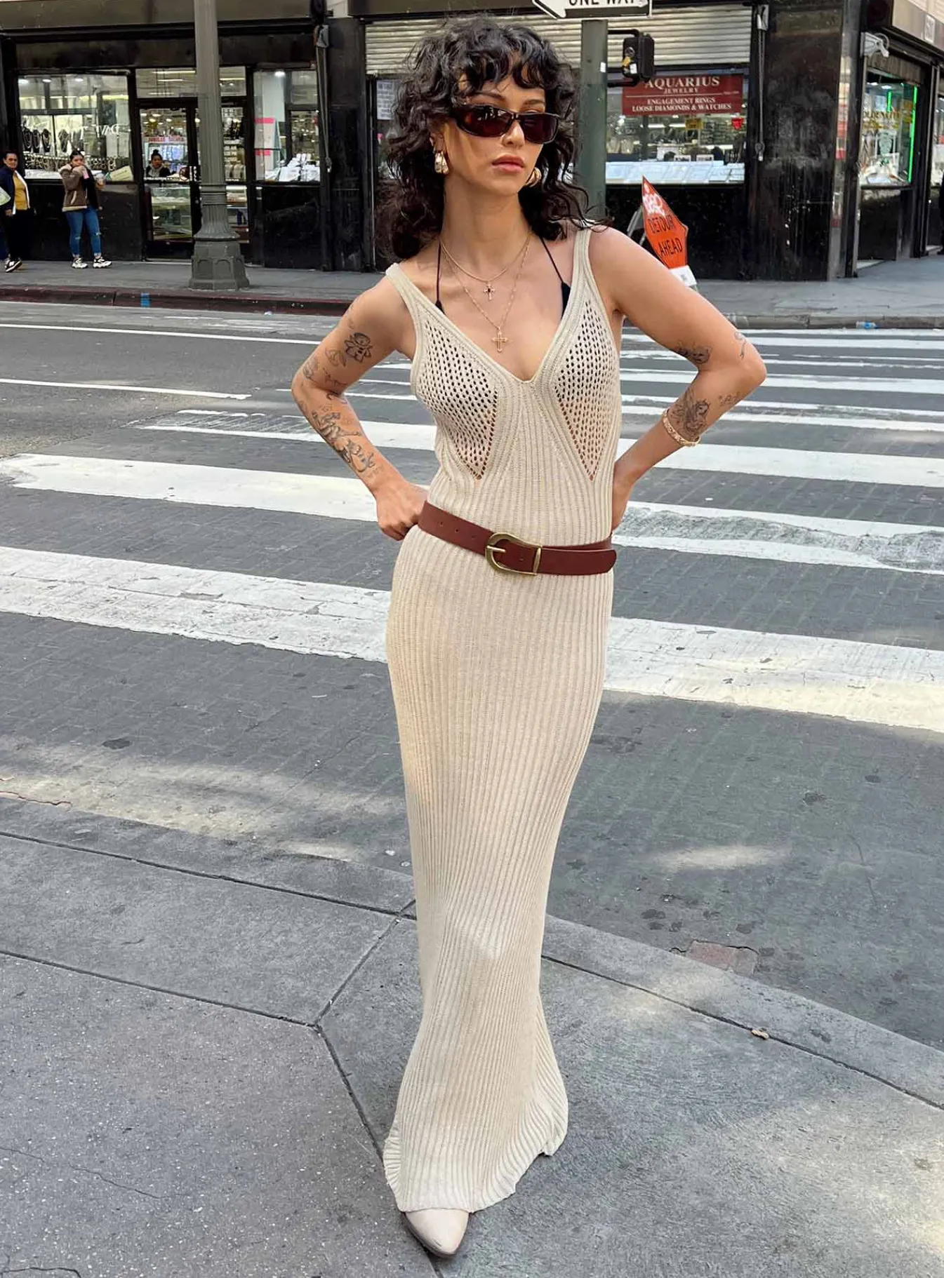 Princess Polly Carrera Maxi Dress Beige Sale