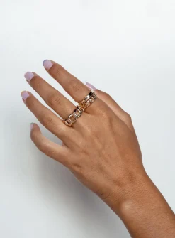 Princess Polly Cartagena Ring Set Gold Cheap