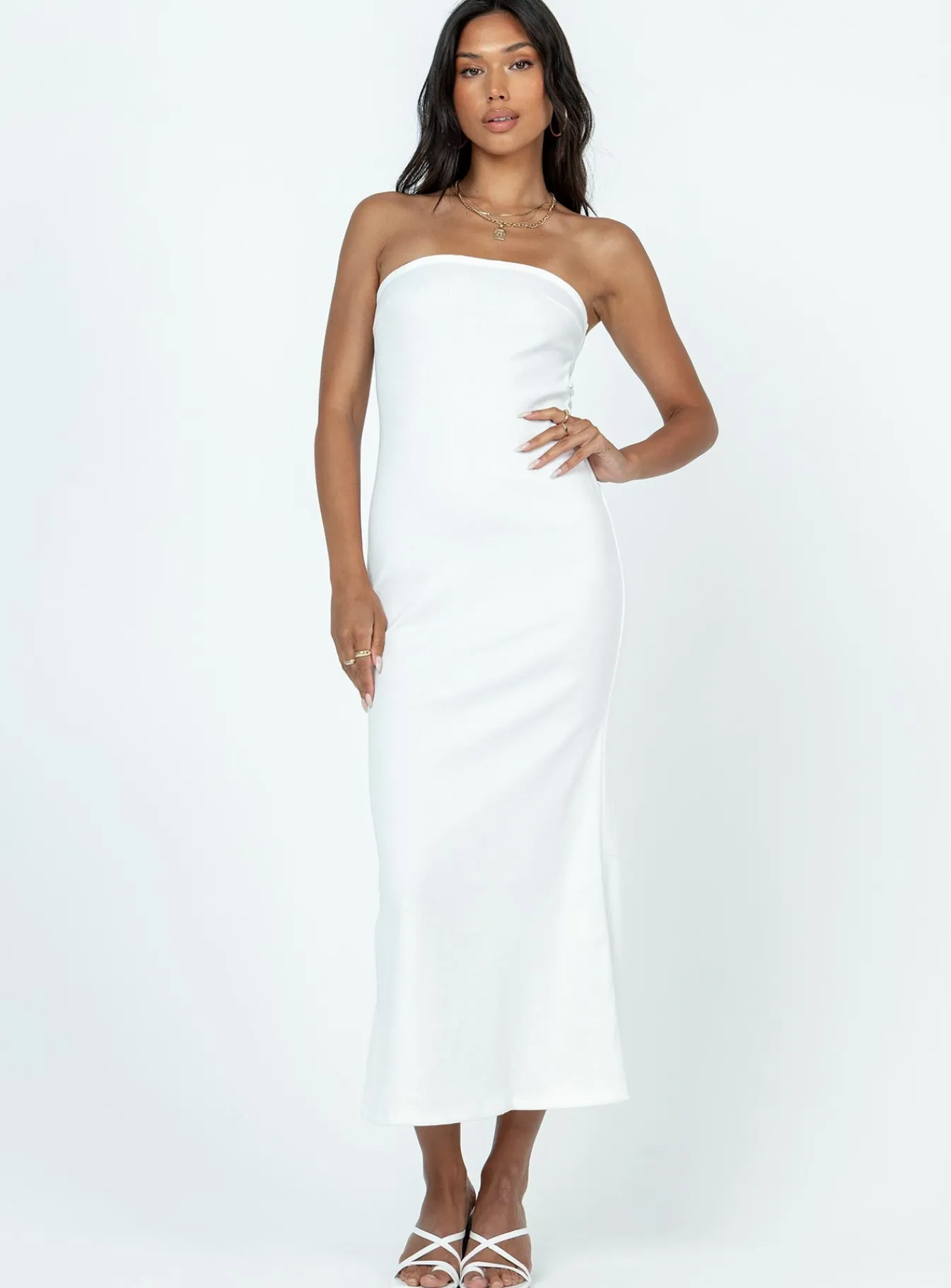 Princess Polly Carter Maxi Dress White Cheap