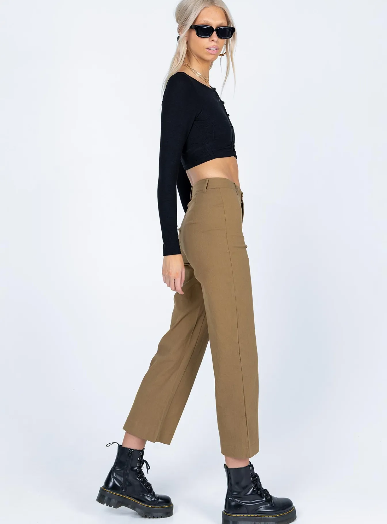 Princess Polly Carter Pants Brown Discount
