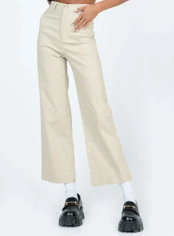 Princess Polly Carter Pants  Beige Shop