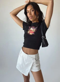 Princess Polly Carter Short  Off White Discount