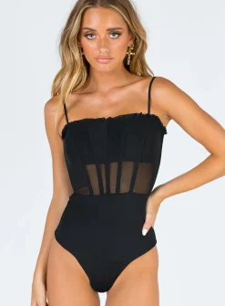 Princess Polly Cartia Bodysuit Black Store