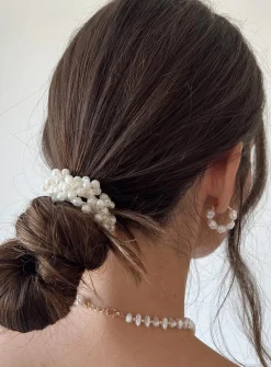Princess Polly Cassel Pearl Hair Tie White Cheap