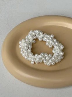 Princess Polly Cassel Pearl Hair Tie White Cheap