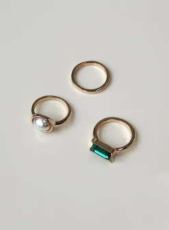Princess Polly Cavanagh Ring Pack Gold Best