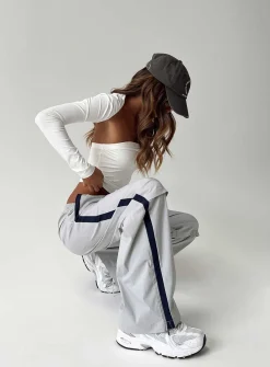 Princess Polly Cayman Pants  Grey Best Sale