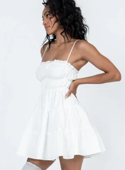 Princess Polly Ceara Mini Dress White Hot
