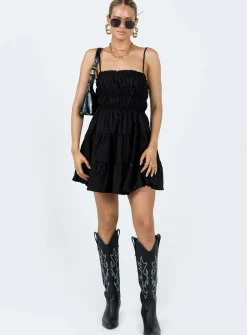 Princess Polly Ceara Mini Dress  Black Store