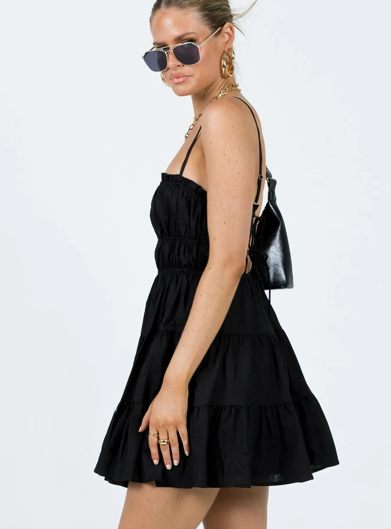 Princess Polly Ceara Mini Dress Black Store