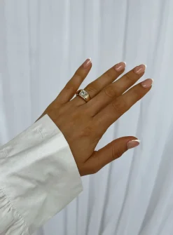 Princess Polly Cecca Ring Gold Clearance