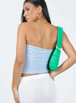 Princess Polly Cecile Strapless Top Blue Cheap