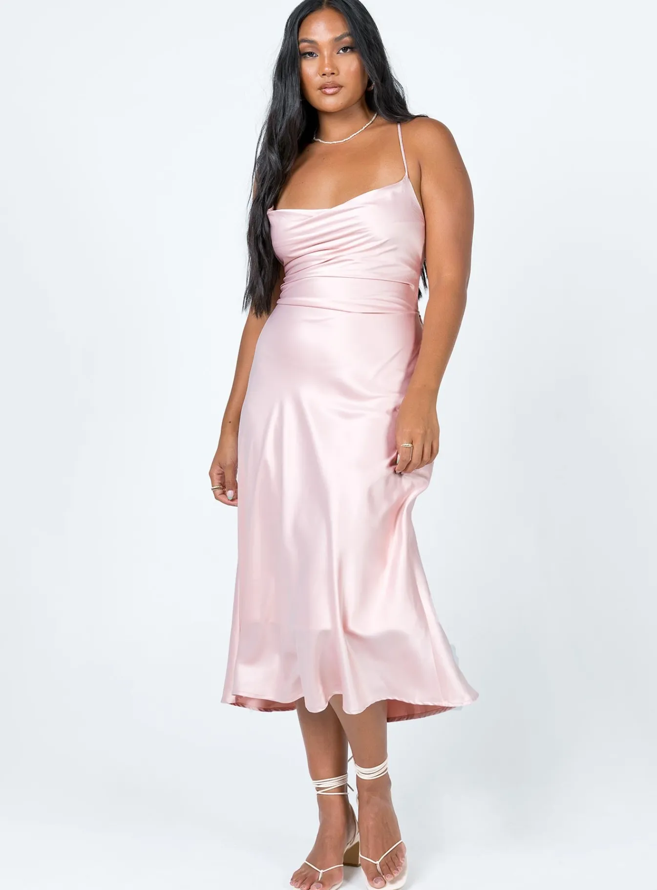 Princess Polly Celena Midi Dress Pink Shop