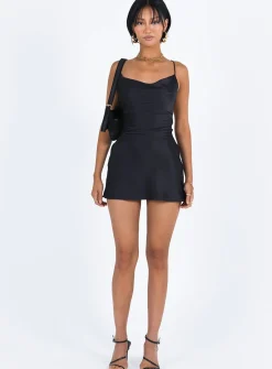 Princess Polly Celena Mini Dress Black New