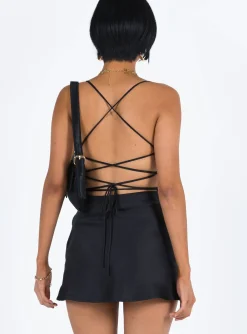 Princess Polly Celena Mini Dress Black New