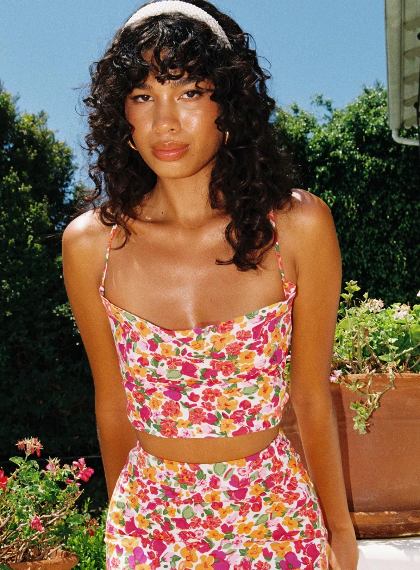 Princess Polly Celena Top Rainbow Floral Store