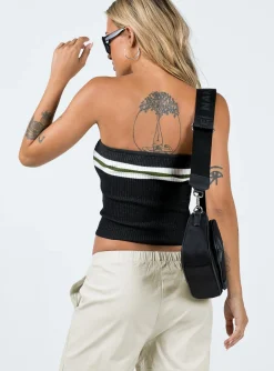 Princess Polly Cello Racing Tube Top Slate Flash Sale