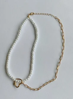 Princess Polly Centennial Heart Necklace Gold Fashion