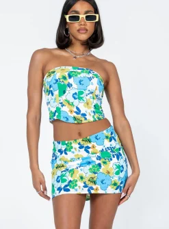 Princess Polly Chadwick Mini Skirt  White Sale