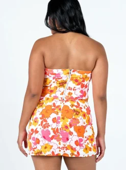 Princess Polly Chadwick Mini Skirt Orange/Pink Online