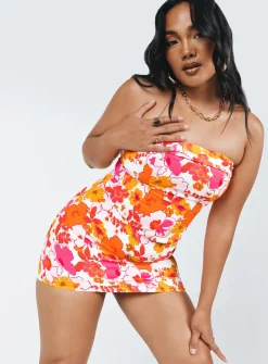 Princess Polly Chadwick Mini Skirt Orange/Pink Online
