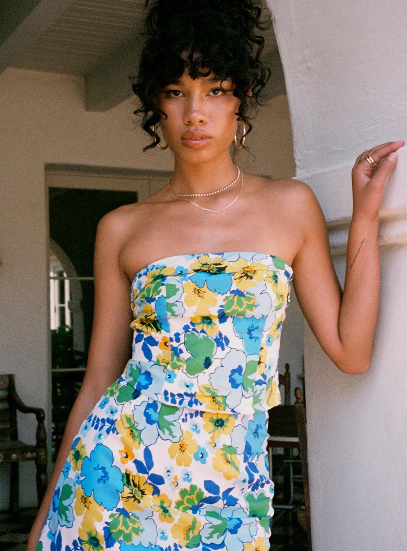 Princess Polly Chadwick Topfloral Blue Sale