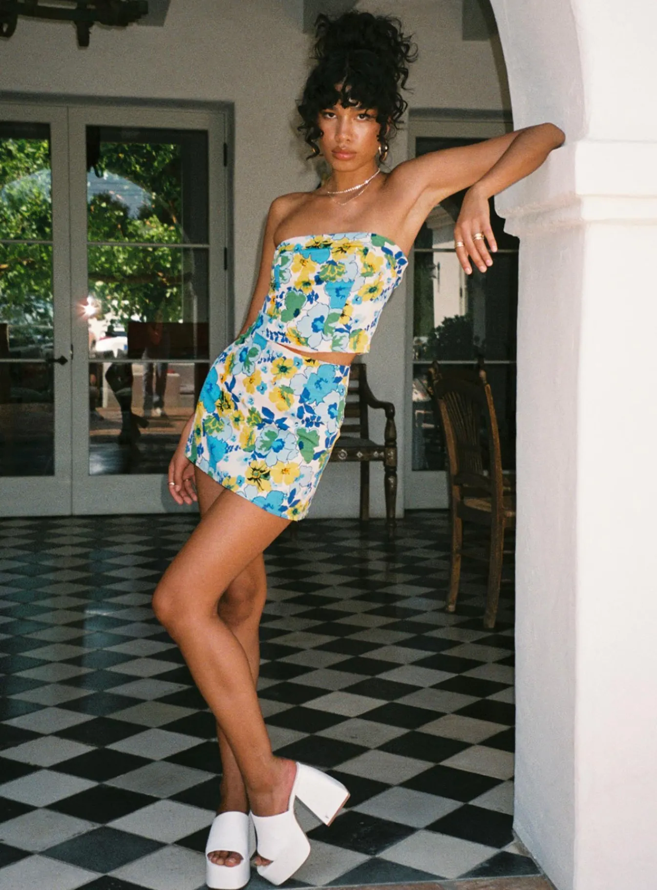 Princess Polly Chadwick Topfloral Blue Sale