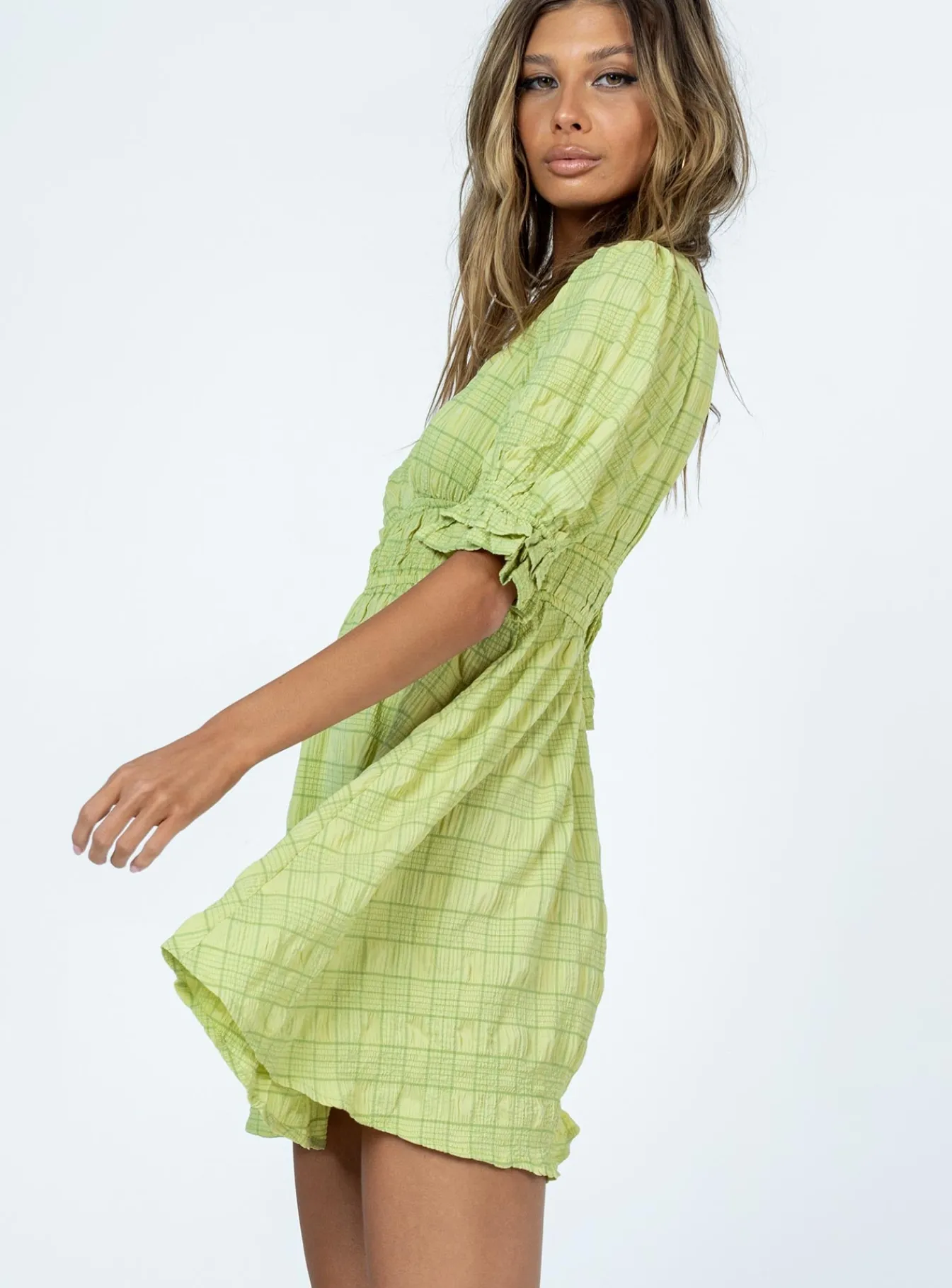 Princess Polly Chances Mini Dress Green New