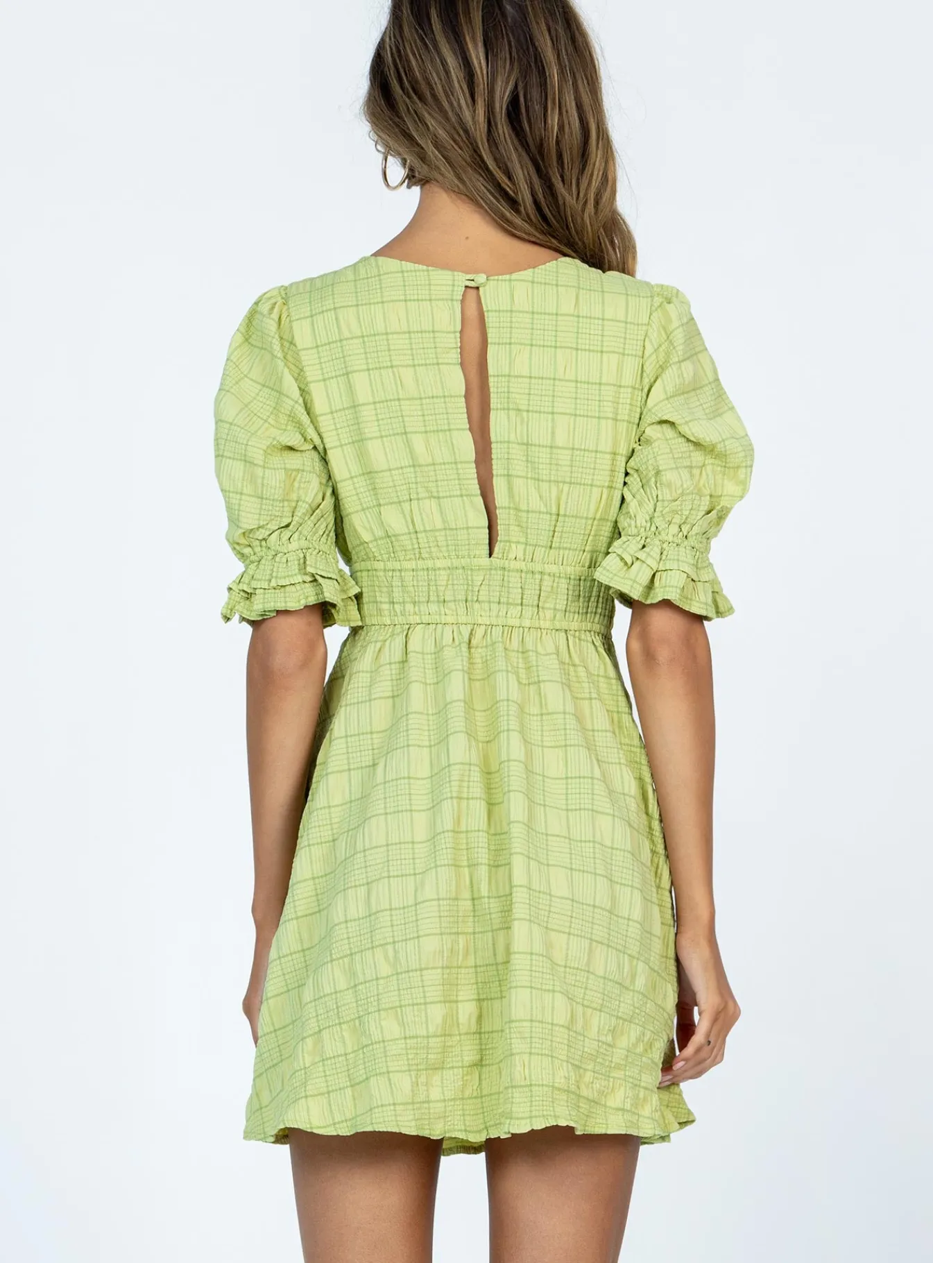 Princess Polly Chances Mini Dress Green New