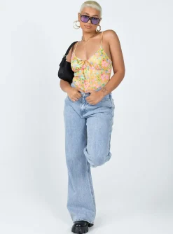 Princess Polly Chandler Bodysuit Floral Sale