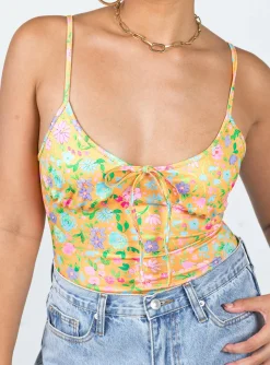 Princess Polly Chandler Bodysuit Floral Sale