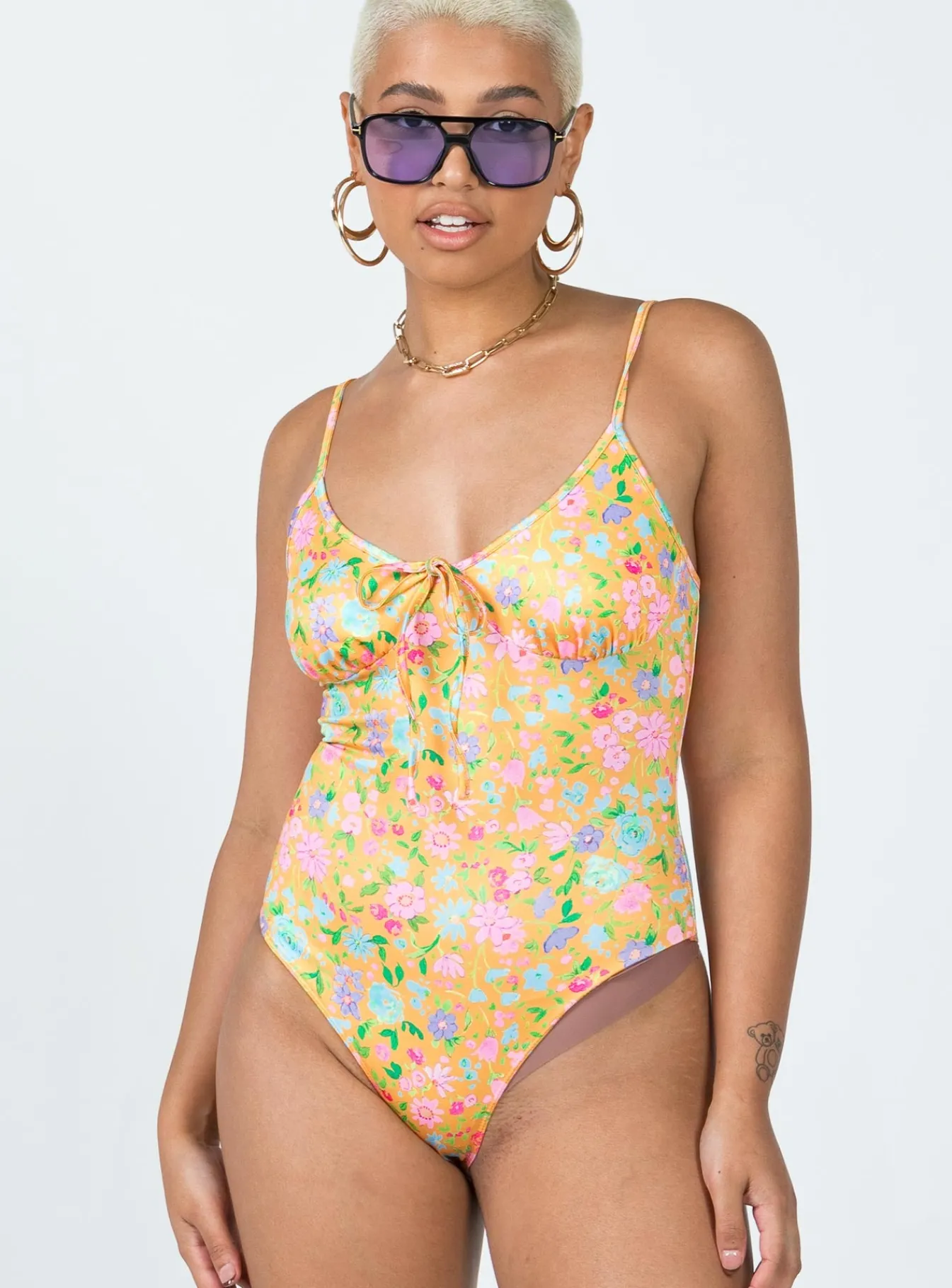 Princess Polly Chandler Bodysuit Floral Sale