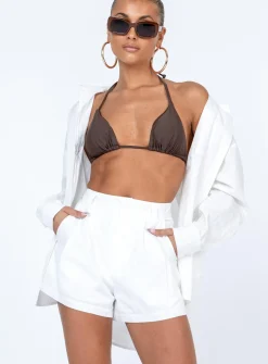 Princess Polly Chanlina Shorts  White New