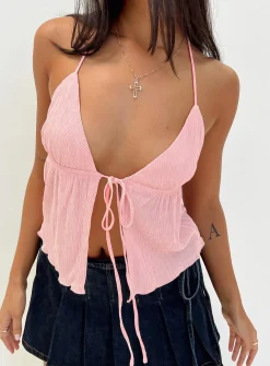 Princess Polly Chantria Top  Pink Shop