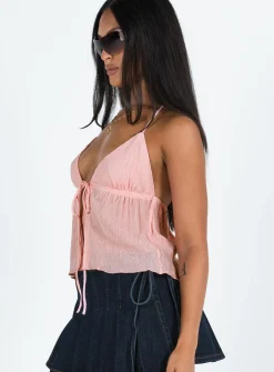 Princess Polly Chantria Top  Pink Shop