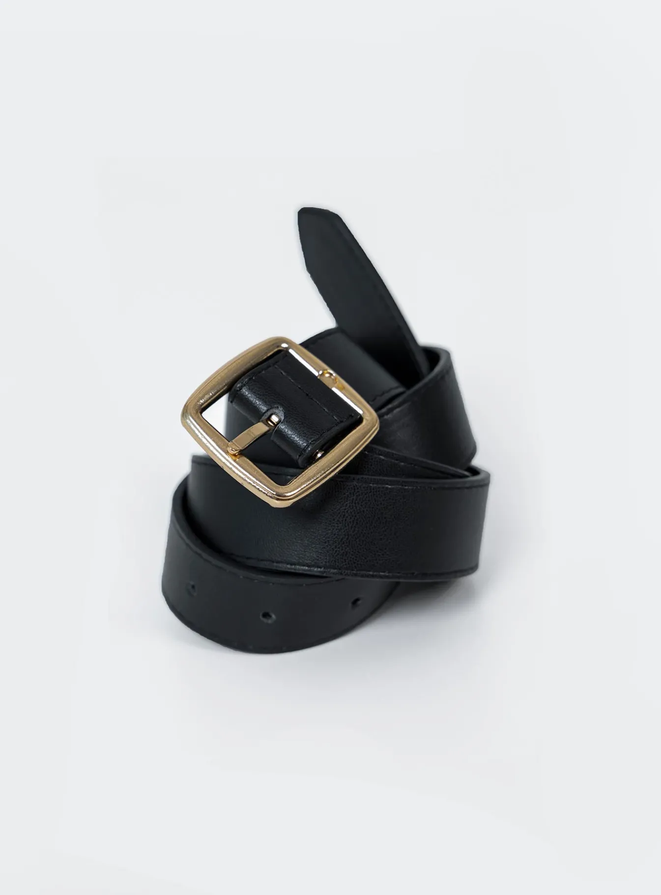 Princess Polly Chapman Belt/ Gold Eco Black Outlet