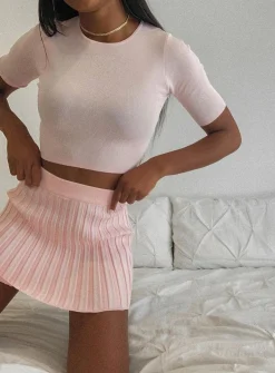 Princess Polly Charlene Mini Skirt  Pink Fashion