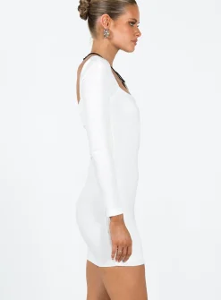 Princess Polly Charlotte Mini Dress White Hot