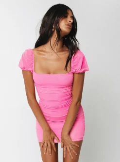 Princess Polly Charvi Mini Dress  Pink Fashion