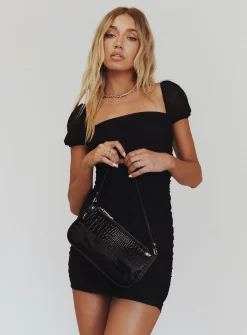 Princess Polly Charvi Mini Dresstall Black Fashion