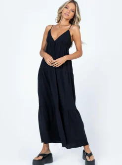 Princess Polly Chelsea Maxi Dress  Black Discount