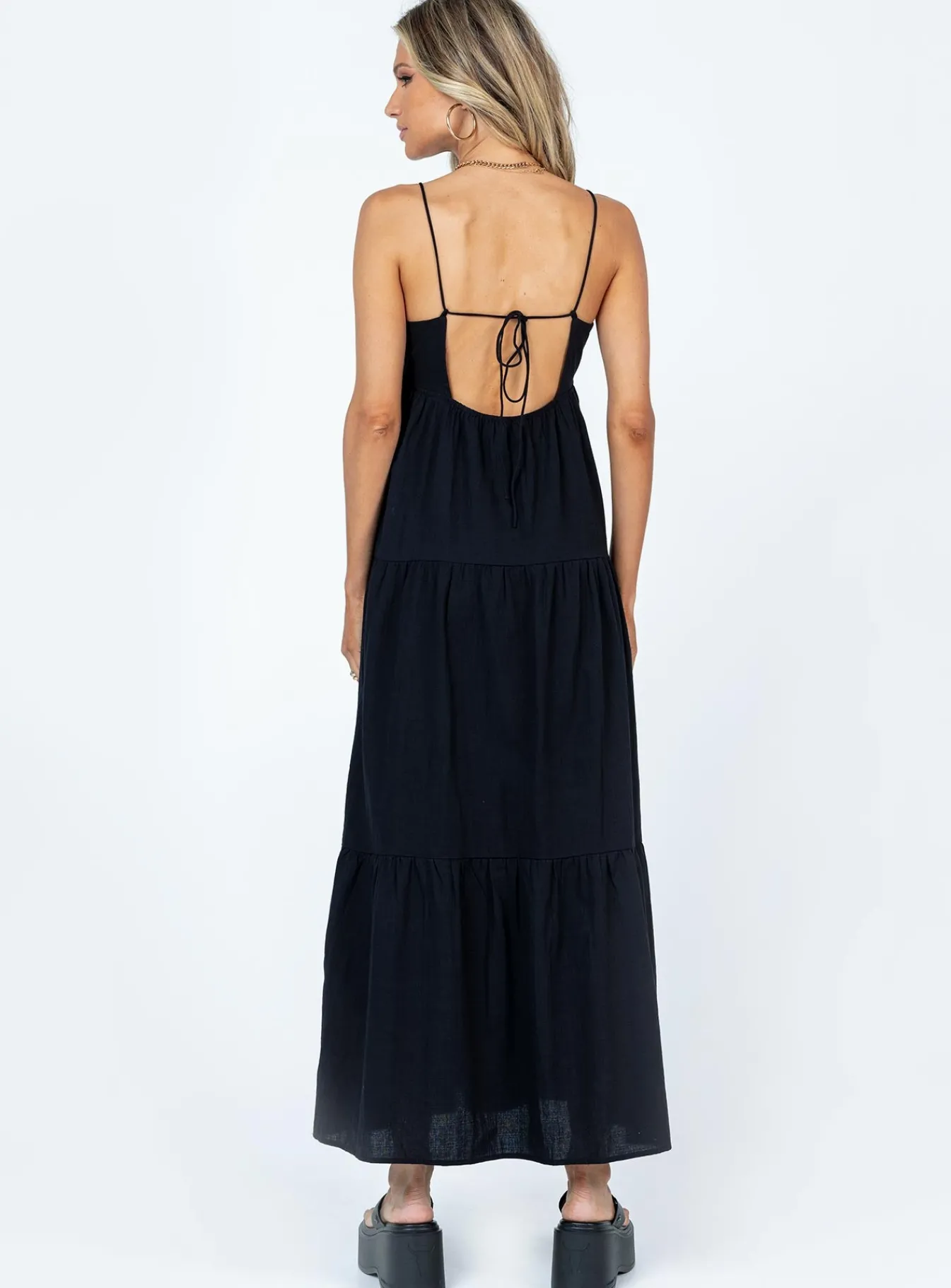Princess Polly Chelsea Maxi Dress Black Discount