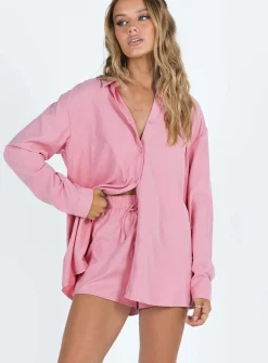 Princess Polly Chloe Set  Gin Fizz Pink Fashion